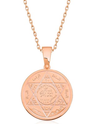 Epilons ​925 Ayar Gümüş Süleyman Mührü Gümüş Kolye T6313 (1021)