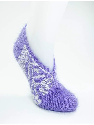 El Örgüsü Kışlık Şık Kadın Yün Patik D2