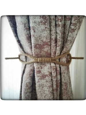 Sb Shopping 6 Adet Perde Tokası Perde Mandalı Perde Askı Aparatı Jüt Halat Şıklığında Perde Aksesuar