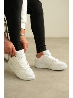 KB-013 Kuback Beyaz Cilt Günlük Erkek Ayakkabı