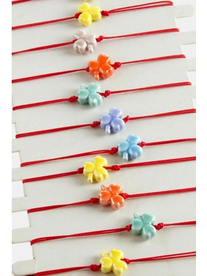 Starseven Yonca Cam Ip Bileklik