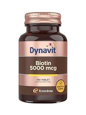 Starseven Dynavit Biotin 5000 Mcg 100 Tablet-Saç &amp; Cilt