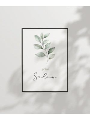 Vogloo Selam Minimal Botanik Duvar Poster