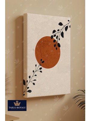 Tablo Royale Sanatsal Bir Dokunuş Dallar ve Güneş