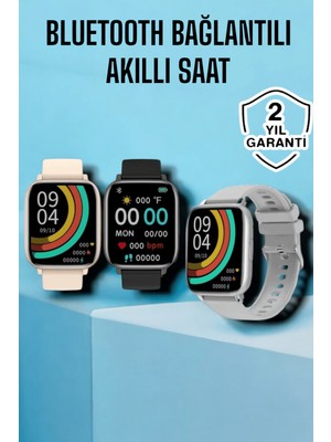 İntora Titreşimli, Sağlık Takipli, Yeni Nesil Akıllı Saat 400MAH Batarya Kapasiteli