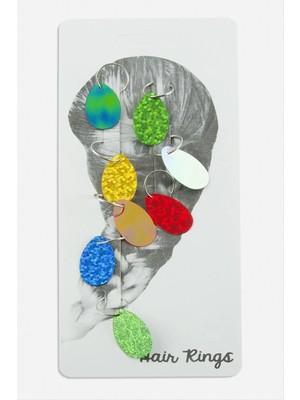 Starseven Oval Pulla Saç Yüzüğü