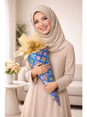 Koni Club Kadına Özel 6 Parça Hediye Seti – 55 CM Büyük Sürpriz Hediye Konisi | Doğum Günü & Sevgiliye Hediye