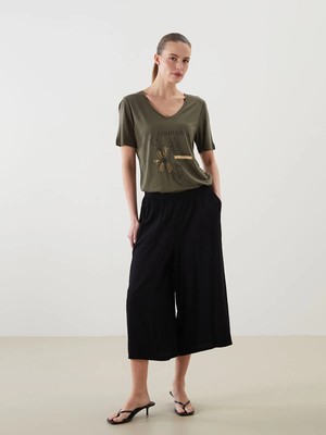 Lc Waikiki Yeni Sezon Beli Lastikli Kadın Kapri