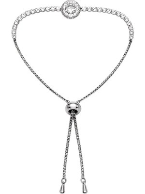 Angelovia 14K Çelik Ayarlanabilir Zirkon Bileklik