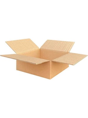 Koliciabla 7 Adet - 30x30x12 cm Çift Oluklu (Dopel) Koli - Tabak, Hediye & Yassı Ürün Kutusu