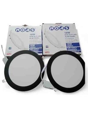 Noas Siyah Kasa 18 Watt Spot 2 ADET