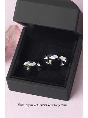 By Barun 925 Ayar Gümüş Alyans (Nişan/ Evlilik)-(Kadın-Erkek Hediyelik