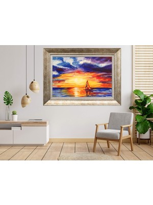 Giyense Gümüş Çerçeveli Tablo SF263