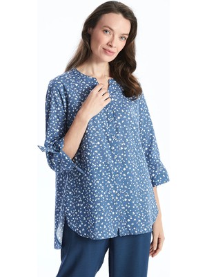 Lc Waikiki Yeni Sezon Regular Fit Büzgülü Kadın Gömlek