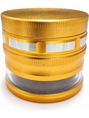 Benko Büyük Metal 7,5 cm Dört Katman.tütün Baharat Herbal Parçalayıcı.