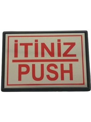 LTG Nova Yönlendirme Büyük Itiniz (Push) 13X8,5 cm
