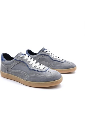 Marcomen M23171 Hakiki Süet Deri Erkek Gri Sneaker Spor Ayakkabı