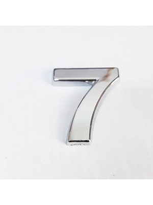 LTG Nova 7 Rakamı 3,75 cm Krom Yapışkanlı