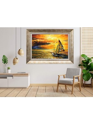 Giyense Gümüş Çerçeveli Tablo SF230