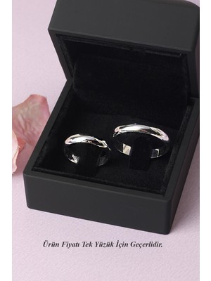 By Barun 925 Ayar Gümüş Alyans (Nişan/ Evlilik)-(Kadın-Erkek Hediyelik