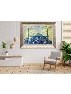 Giyense Gümüş Çerçeveli Tablo SF178