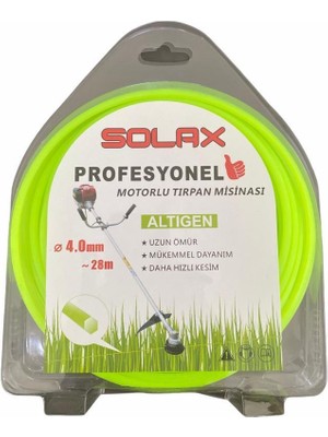 LTG Nova Solax Altıgen Tırpan Misinası 4 mm 28 Metre