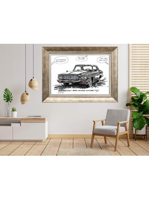 Giyense Gümüş Çerçeveli Tablo SF74