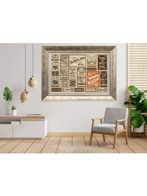 Giyense Gümüş Çerçeveli Tablo SF112