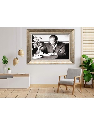 Giyense Gümüş Çerçeveli Tablo SF284