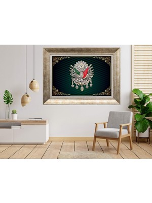 Giyense Gümüş Çerçeveli Tablo SF275