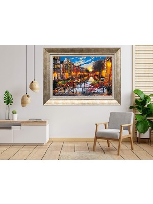 Giyense Gümüş Çerçeveli Tablo SF282