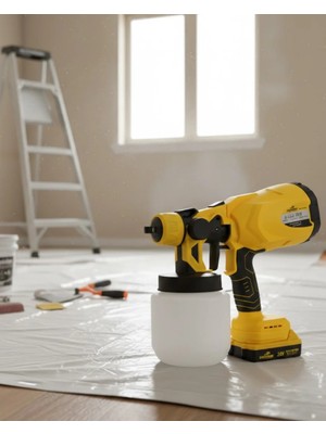 Akinco Akülü Boya Püskürtme Tabancası Ayarlanabilir Sprey Fan Ayarı