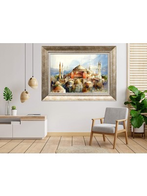 Giyense Gümüş Çerçeveli Tablo SF184