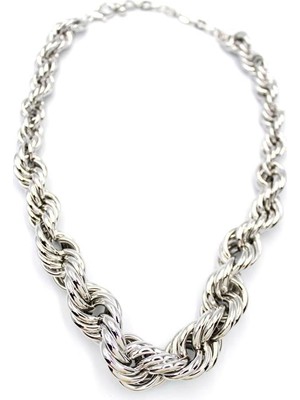 Nuvvo Burgu Kolye - Gümüş