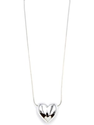 Nuvvo Kalp Kolye - Gümüş