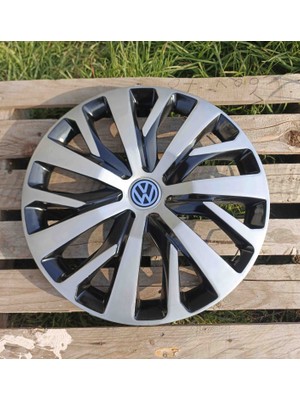Yk Volkswagen Polo / Golf / Transporter / Jetta / Caddy Uyumlu 16 Inç Jant Kapağı 4'lü Takım Amblem Hediyeli