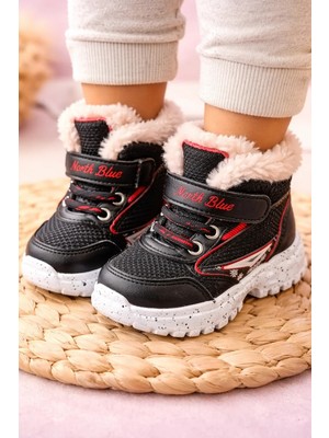 Almira Anne Bebek Kız Çocuk Ayakkabı Su Geçirmez Yünlü Iç Kaymaz Tabanlı