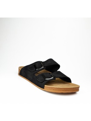 Look Life S963-20 Siyah Büyük Numara Erkek Terlik