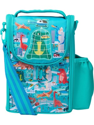 Smiggle Adventurous Junior Askılı Beslenme Çantası – Yeşil