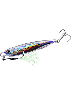 Tokyo Tackle Drag Metal Jigger Sahte Shore Jigging Balık Yemi 20GR. 6cm. Renk Kodu : G
