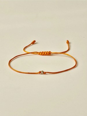 Rupen Kraft 14 Ayar Dorika Toplu Rengarenk Altın Bileklik Gold Bracelet Ipli Altın Bileklik