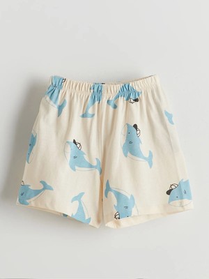 Lc Waikiki Yeni Sezon Beli Lastikli Baskılı Erkek Bebek Şort