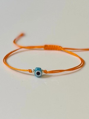 Rupen Kraft 14 Ayar Dorika Toplu Cam Nazar Boncuklu Som Altın Bileklik El Işlemesi Ipli Som Altın Bileklik