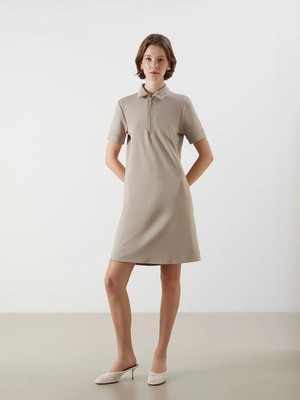 Lc Waikiki Yeni Sezon Polo Yaka Mini Elbise