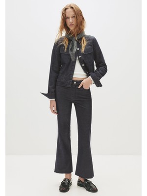 Allbucks Pull&bear Mikro Kadife Paçaları Genişleyen Pantolon ABPNB3807