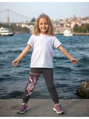 Almira Anne Bebek Kız Çocuk Tavşan Desenli Pamuklu Tayt - 2 - 6 Yaş Çocuklar Için Rahat ve Şık Giyim Seçeneği