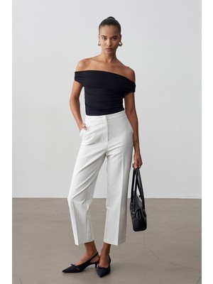 Karma 72660 Dilvin Paçaları Yırtmaçlı Pantolon