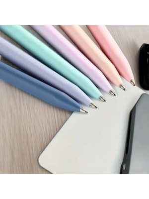 Gökyüzü Işığı 6 Renk Uçlu Basmalı Kurşun Kalem Seti-0.7mm