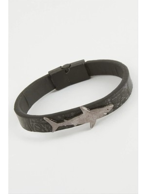 Starseven Balık Kaliteli Mıknatıslı Suni Deri Bileklik