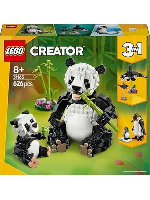 Skygo 3’ü 1 Arada Vahşi Hayvanlar: Ailesi 31165-8 Yaş ve Üzeri Çocuklar Için Orka Veya Penguene Dönüşen Oyuncak Yapım Seti, Doğum Günü Hediyesi (626 Parça)